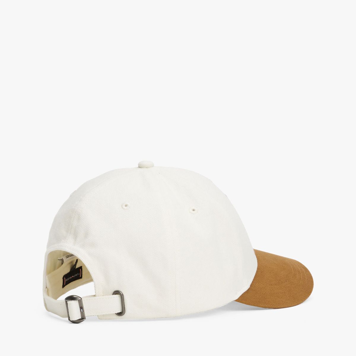 TOMMY HILFIGER - Gorra blanca con parche del escudo Tommy Hilfiger