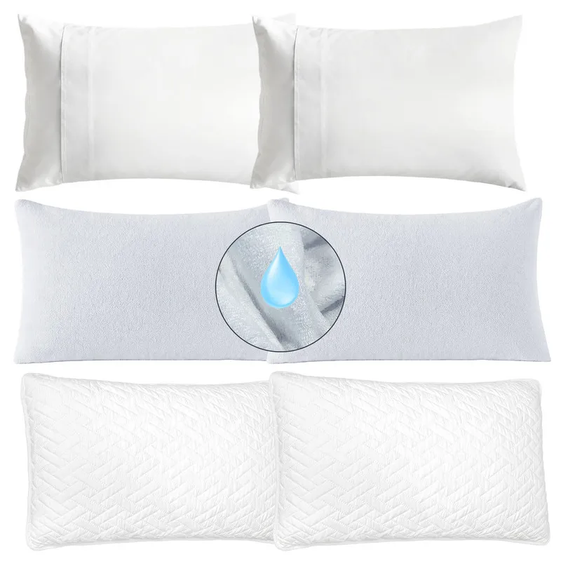 ENERGY PLUS - Combo 2 Almohadas Ultrasonido + 2 Protectores + 2 Fundas