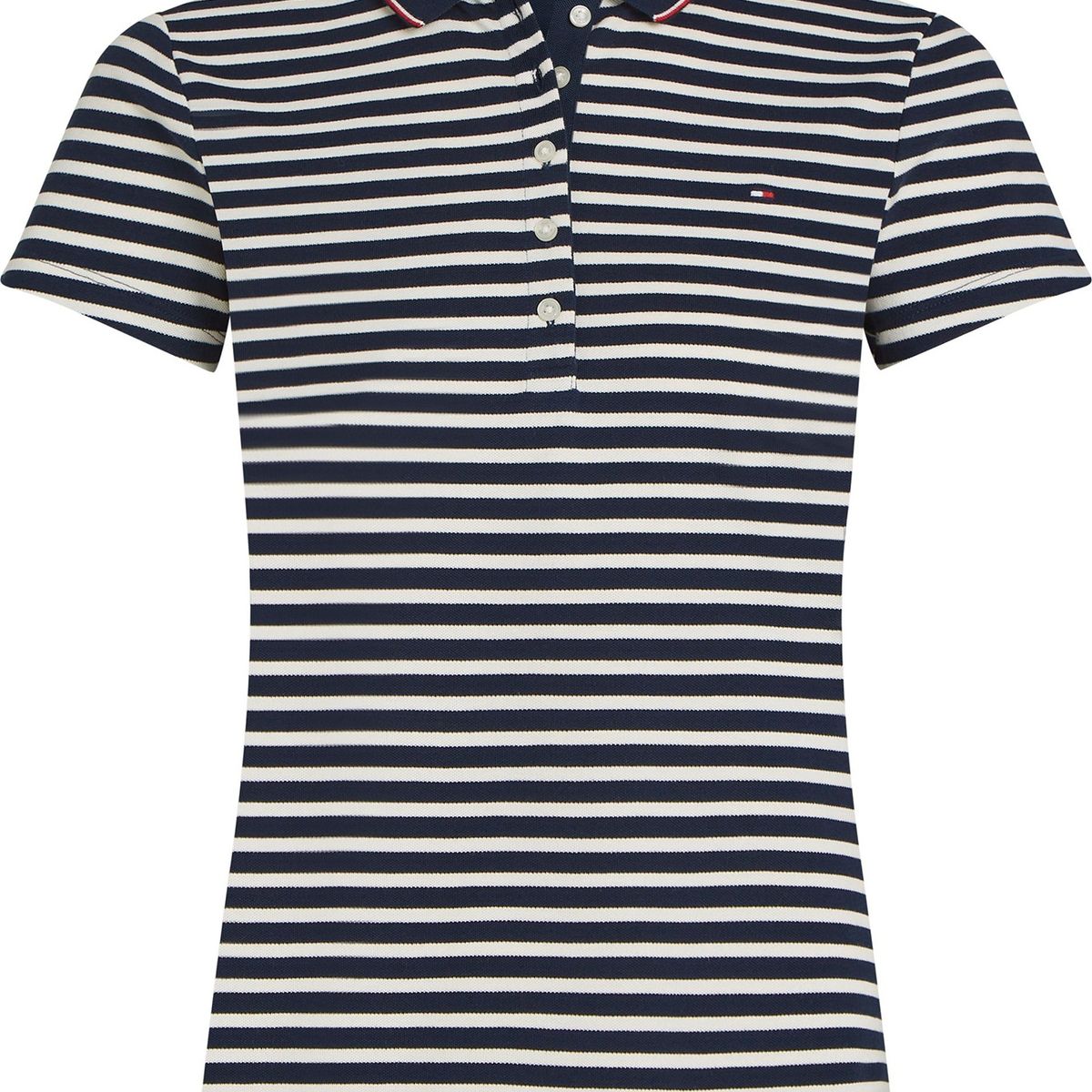 TOMMY HILFIGER - Polo azul heritage slim de manga corta  Tommy Hilfiger