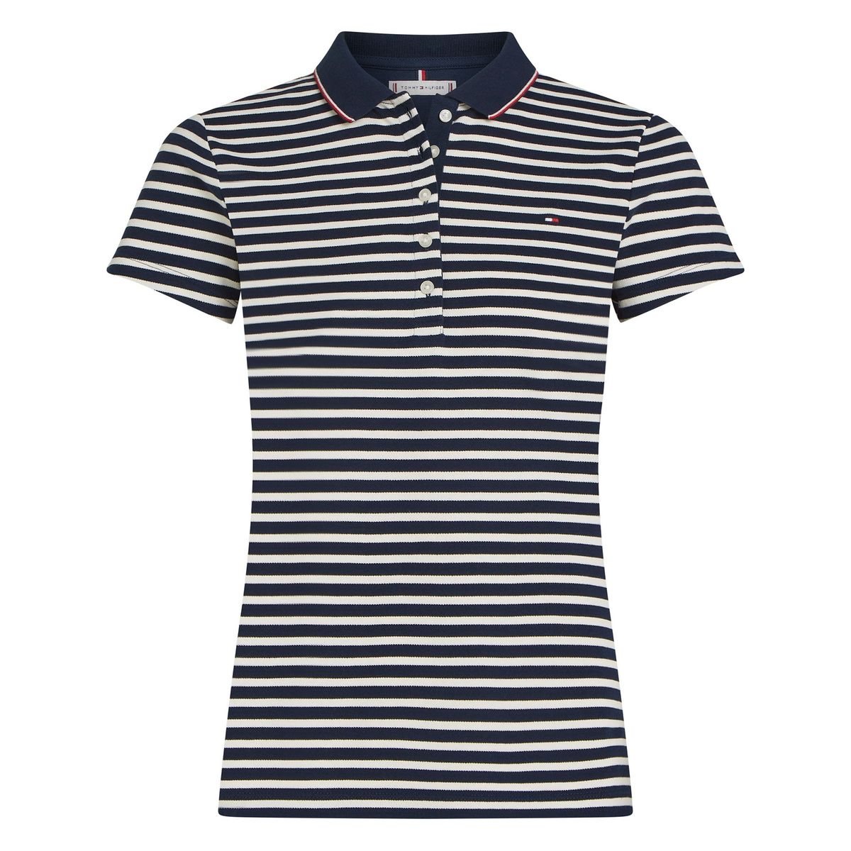 TOMMY HILFIGER - Polo azul heritage slim de manga corta  Tommy Hilfiger