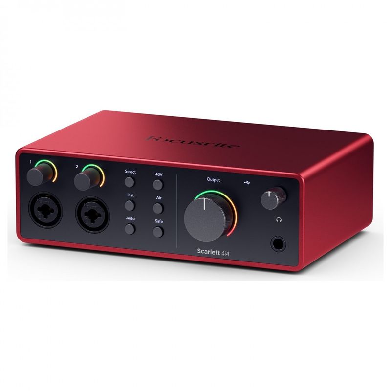 FOCUSRITE - Interfaz de Audio Focusrite Scarlett 4I4 4G