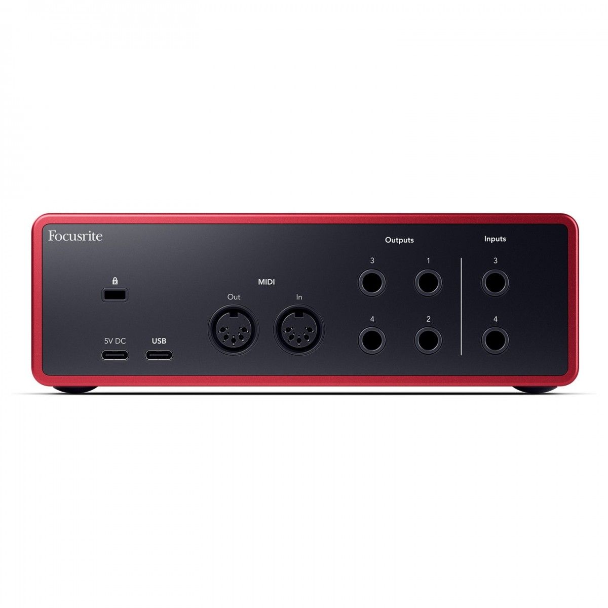 FOCUSRITE - Interfaz de Audio Focusrite Scarlett 4I4 4G
