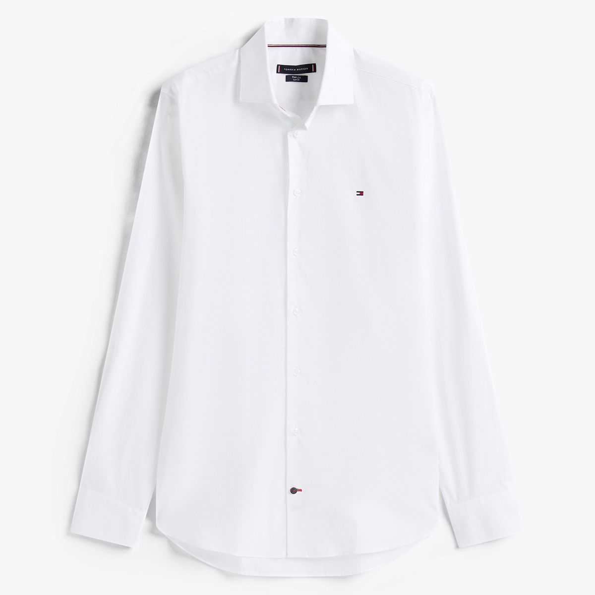 TOMMY HILFIGER - Camisa blanca flex poplin de corte slim Tommy Hilfiger