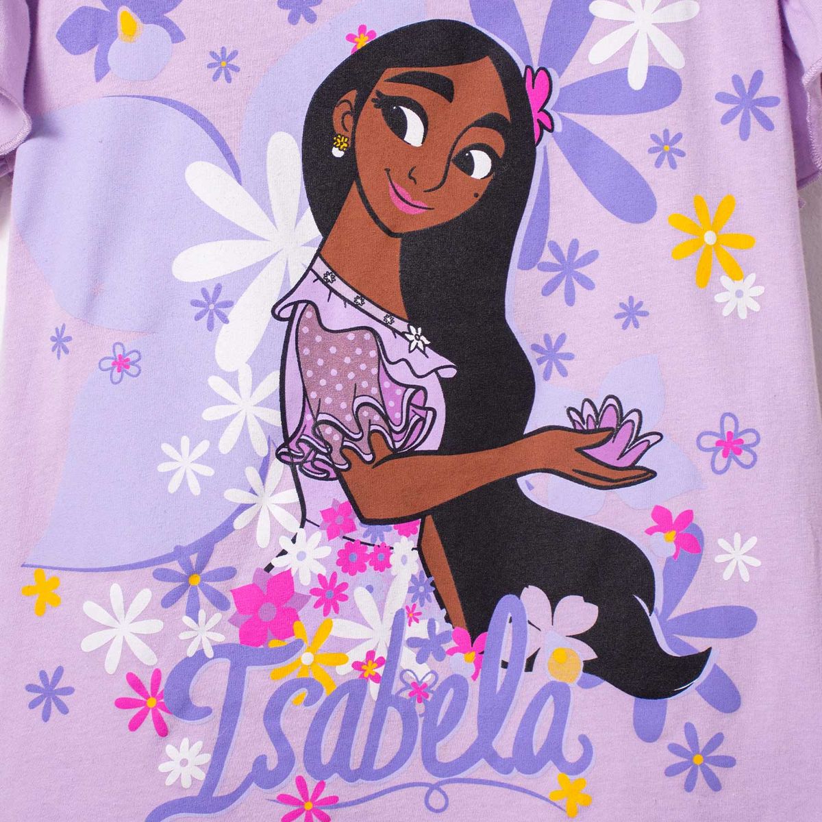 DISNEY - Camiseta de Encanto manga corta lila para niña