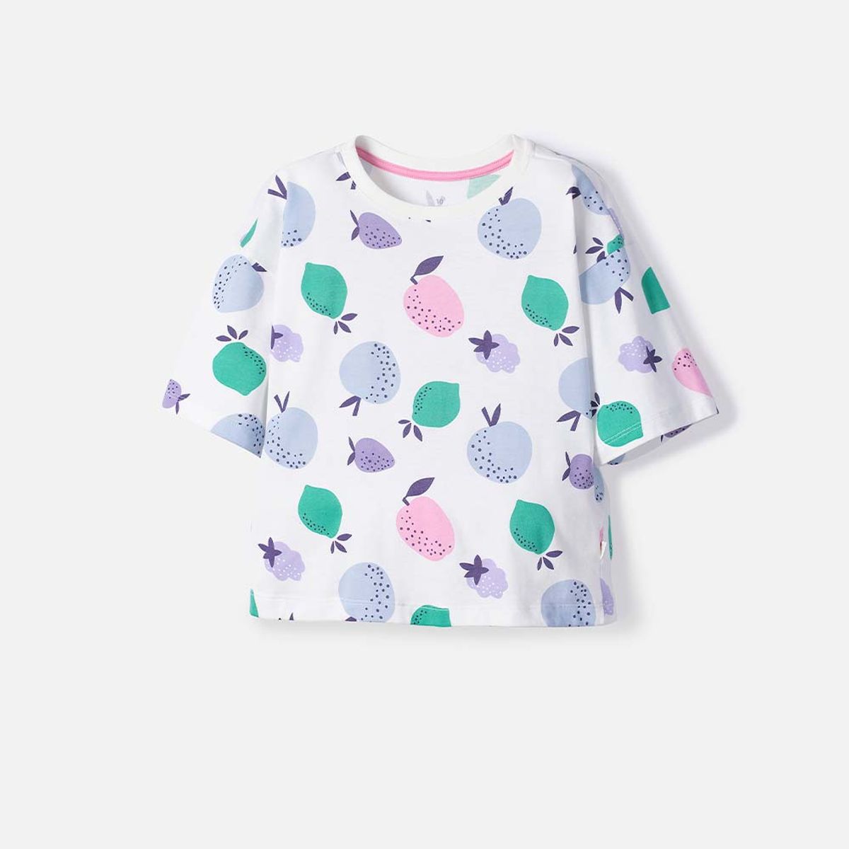 MIC - Camiseta de Mic manga corta marfil para niña