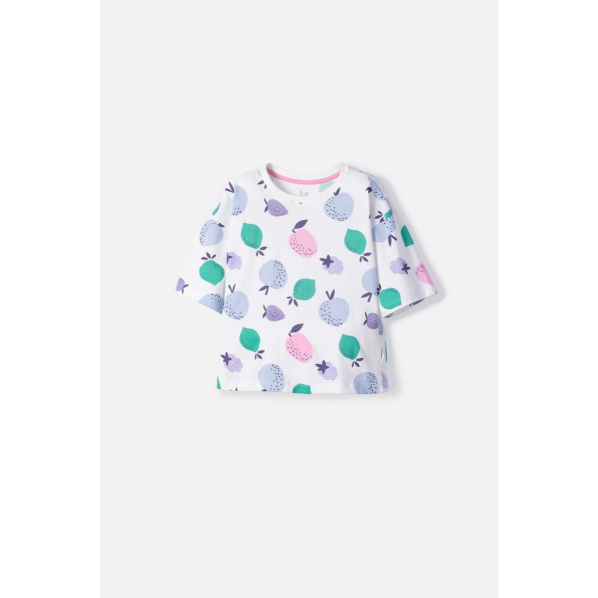 MIC - Camiseta de Mic manga corta marfil para niña