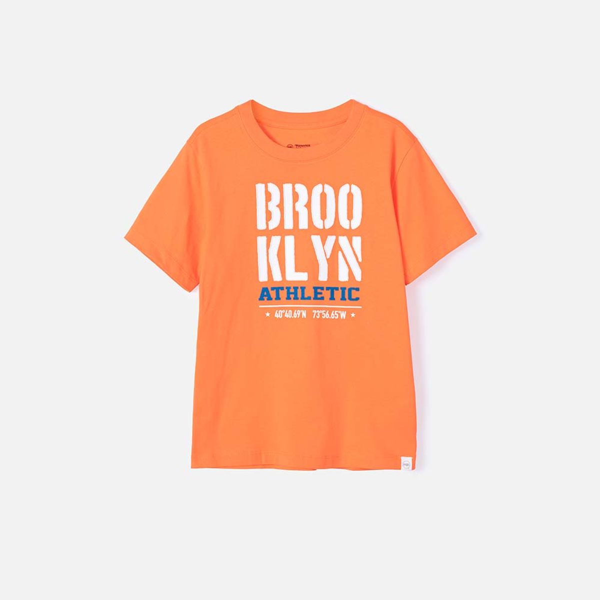 MIC - Camiseta de Mic manga corta naranja para niño