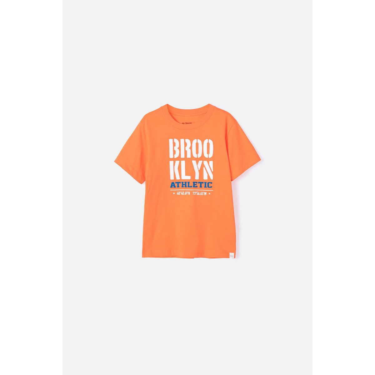 MIC - Camiseta de Mic manga corta naranja para niño