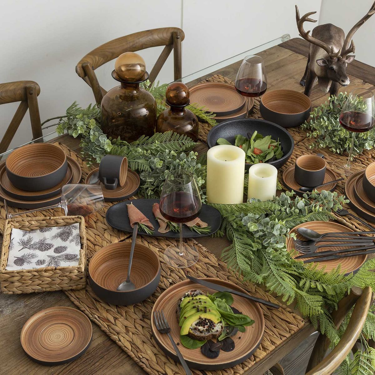 AMBIENTE GOURMET - Plato mediano dolce 20cm setx4