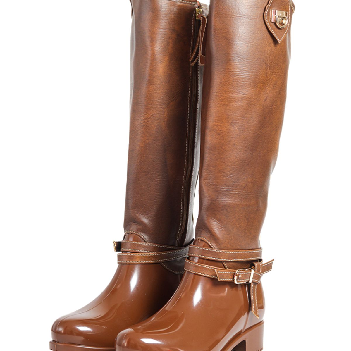 INCO - Botas Lluvia Mujer Miel Thory Chloe