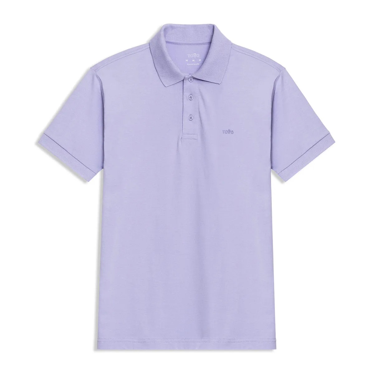 TOTTO - Camiseta Tipo Polo en Jersey para Hombre Totto Morada Mkp