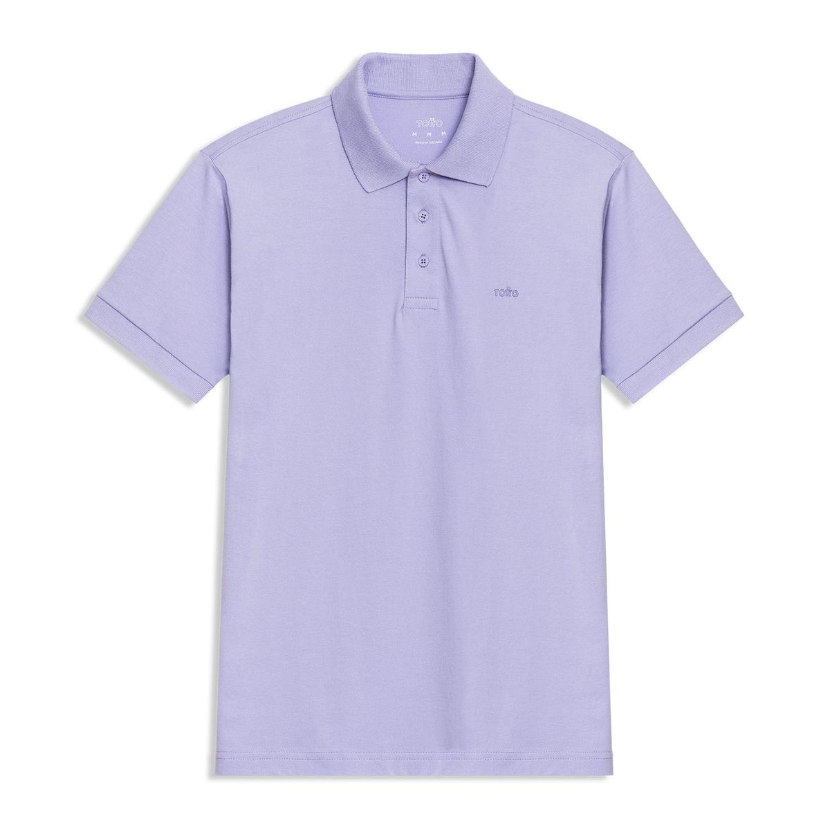 TOTTO - Camiseta Tipo Polo en Jersey para Hombre Totto Morada Mkp