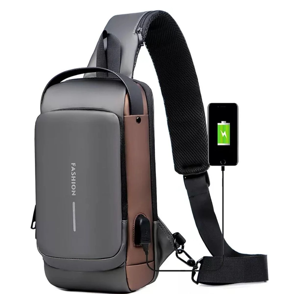 AMERICAN GENERICS - Canguro mortal antirobo impermeable con usb multifuncional