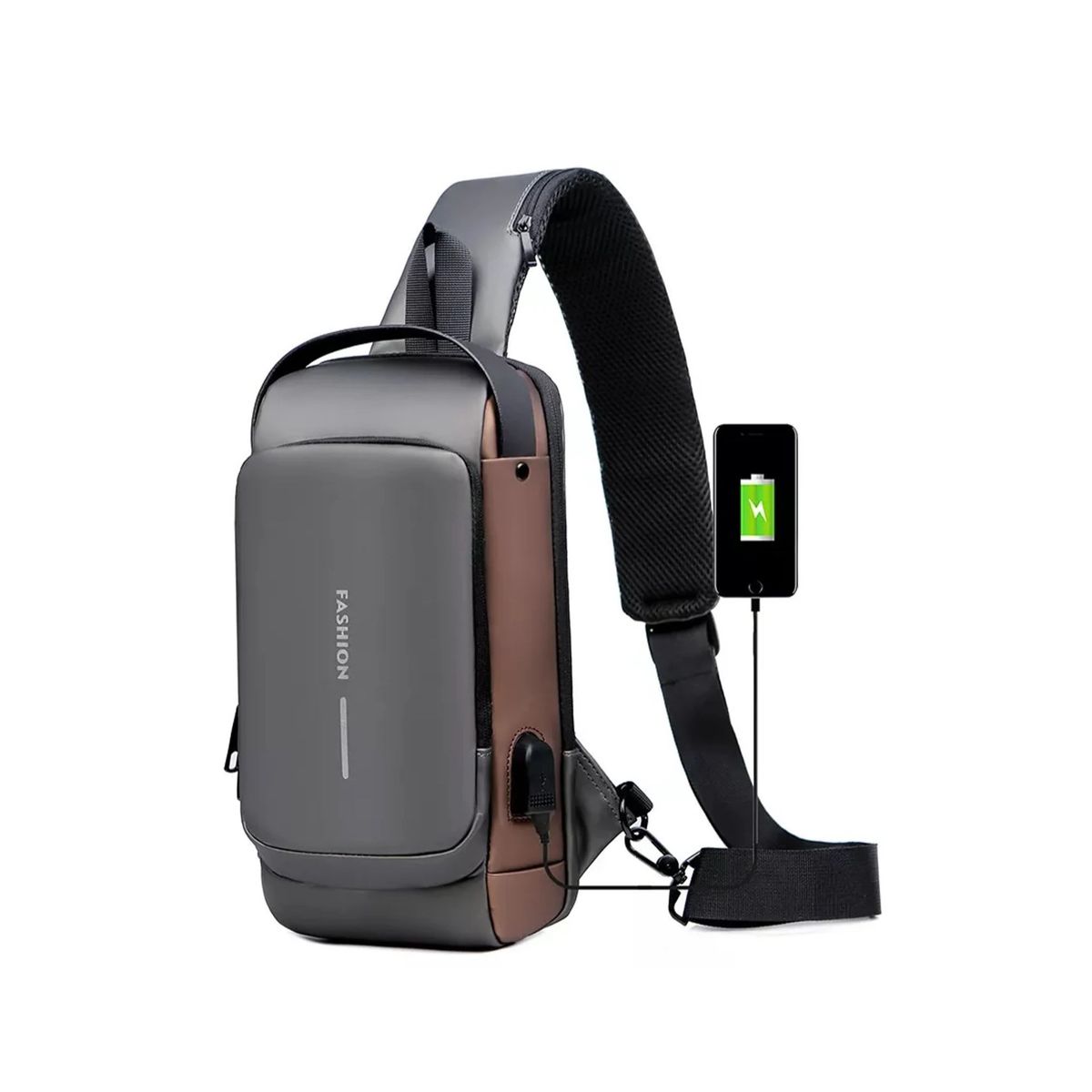 AMERICAN GENERICS - Canguro mortal antirobo impermeable con usb multifuncional