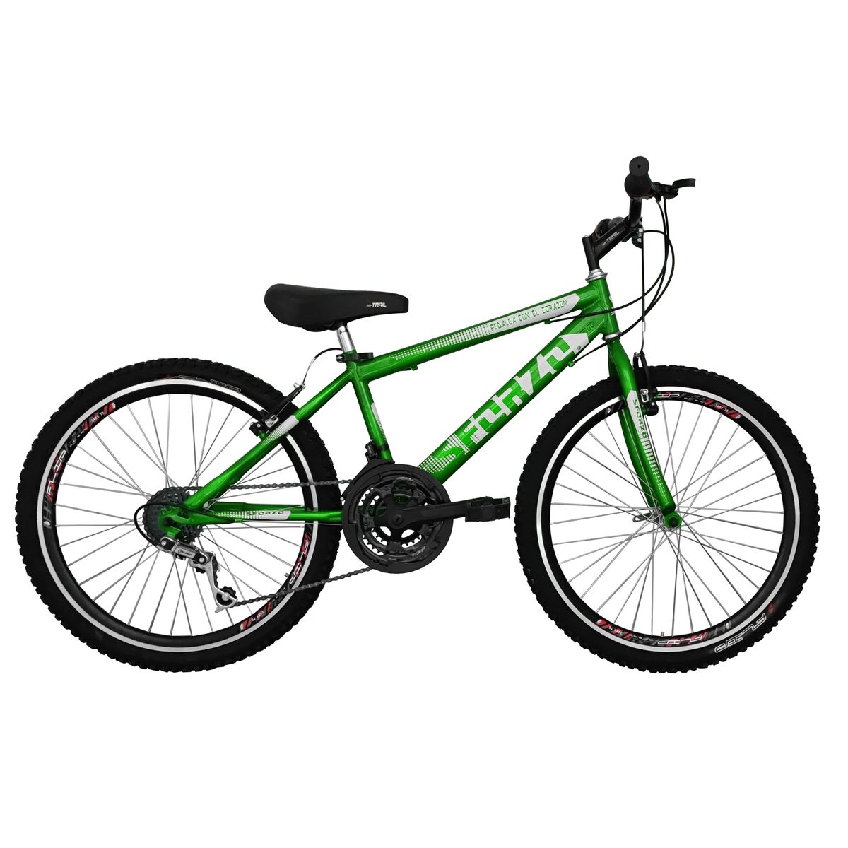 SFORZO - Bicicleta Niño Rin 24 Doble Pared 18 Cambios