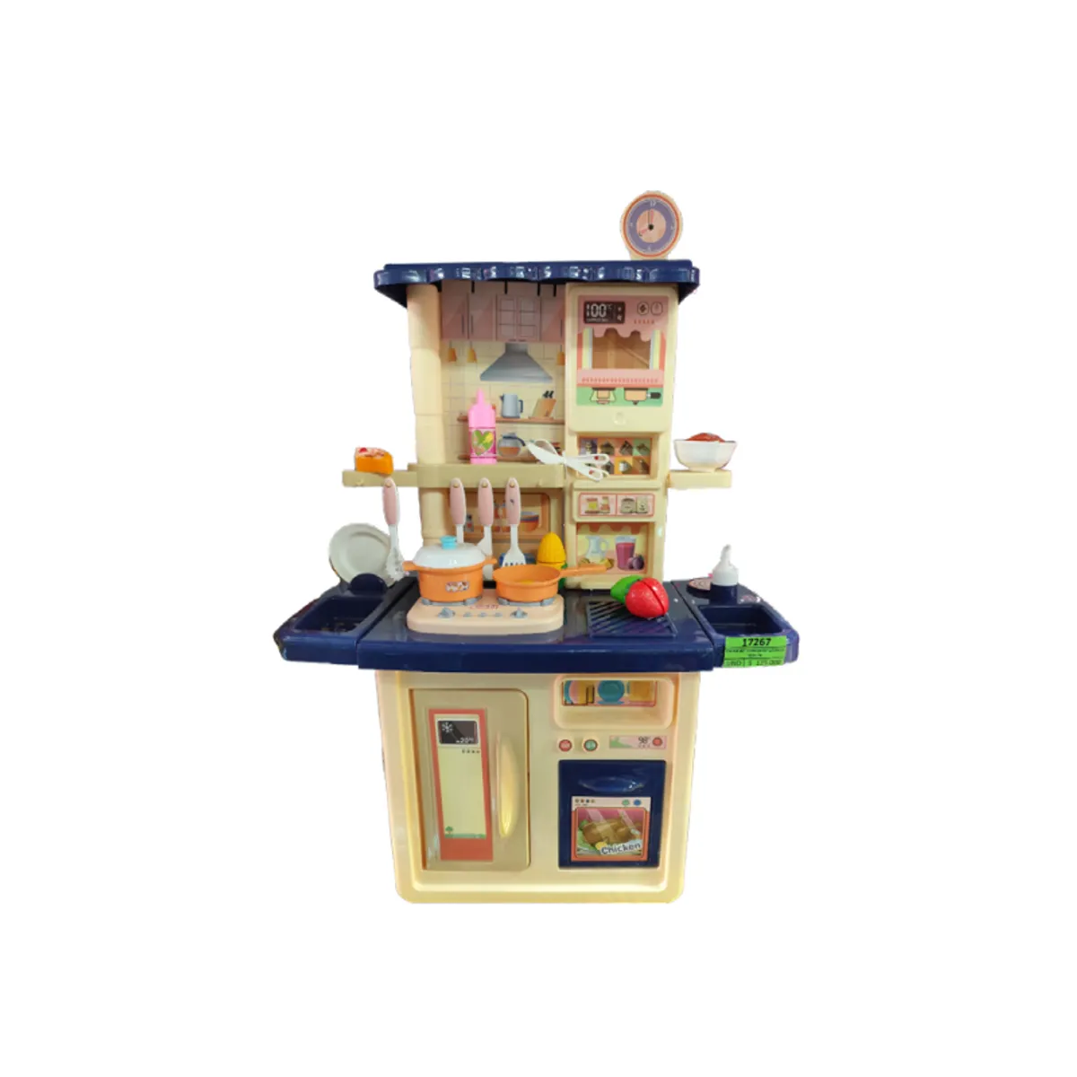 KITCHEN - Cocina Cocinita Infantil Niñas Luz Sonido Agua Vapor 75 Cm