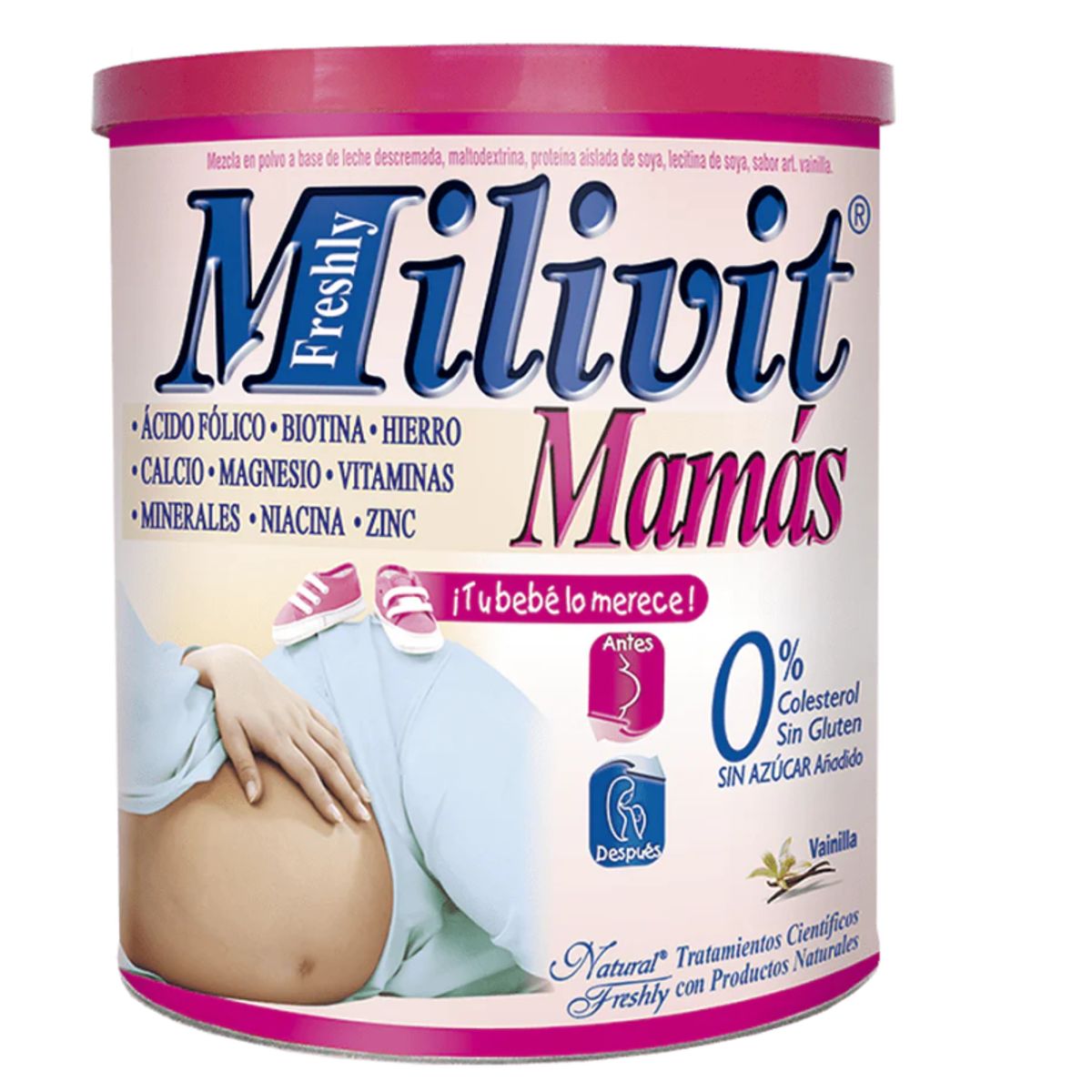 NATURAL FRESHLY - MULTIVITAMINICO CON MAGNESIO ZINC MILIVIT MAMAS X400G