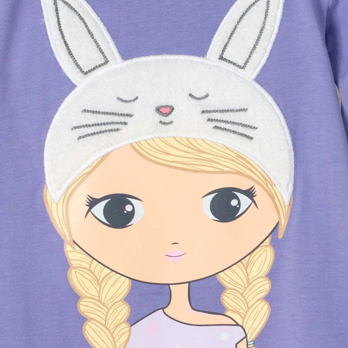 LITTLEMIC - Camiseta de LittleMic manga larga morada para niña