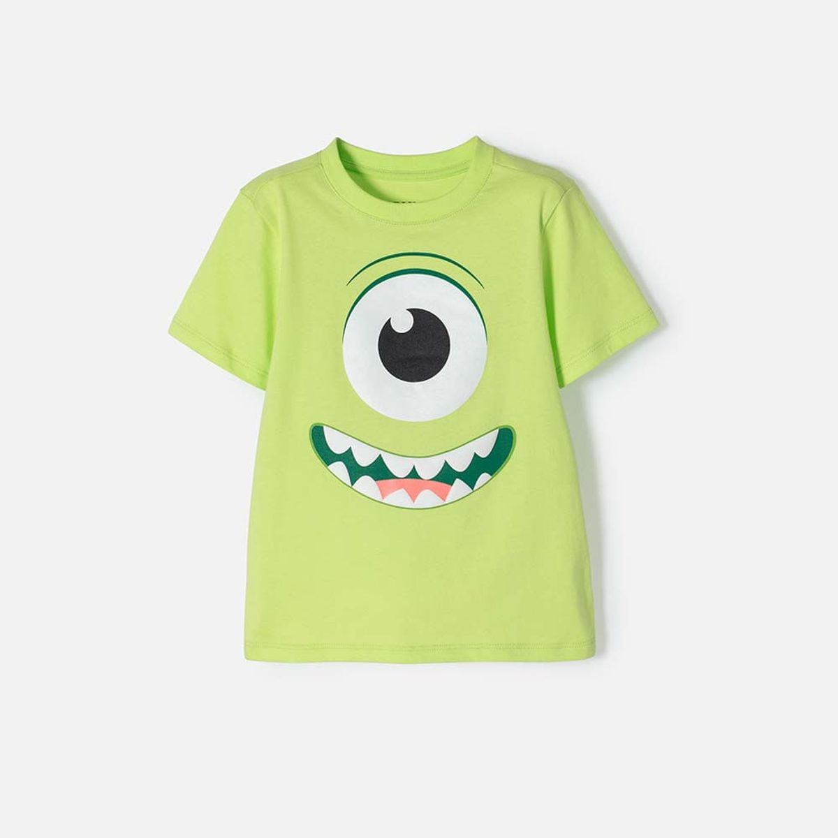 DISNEY - Camiseta de Monster University manga corta verde para niño 2T a 5T