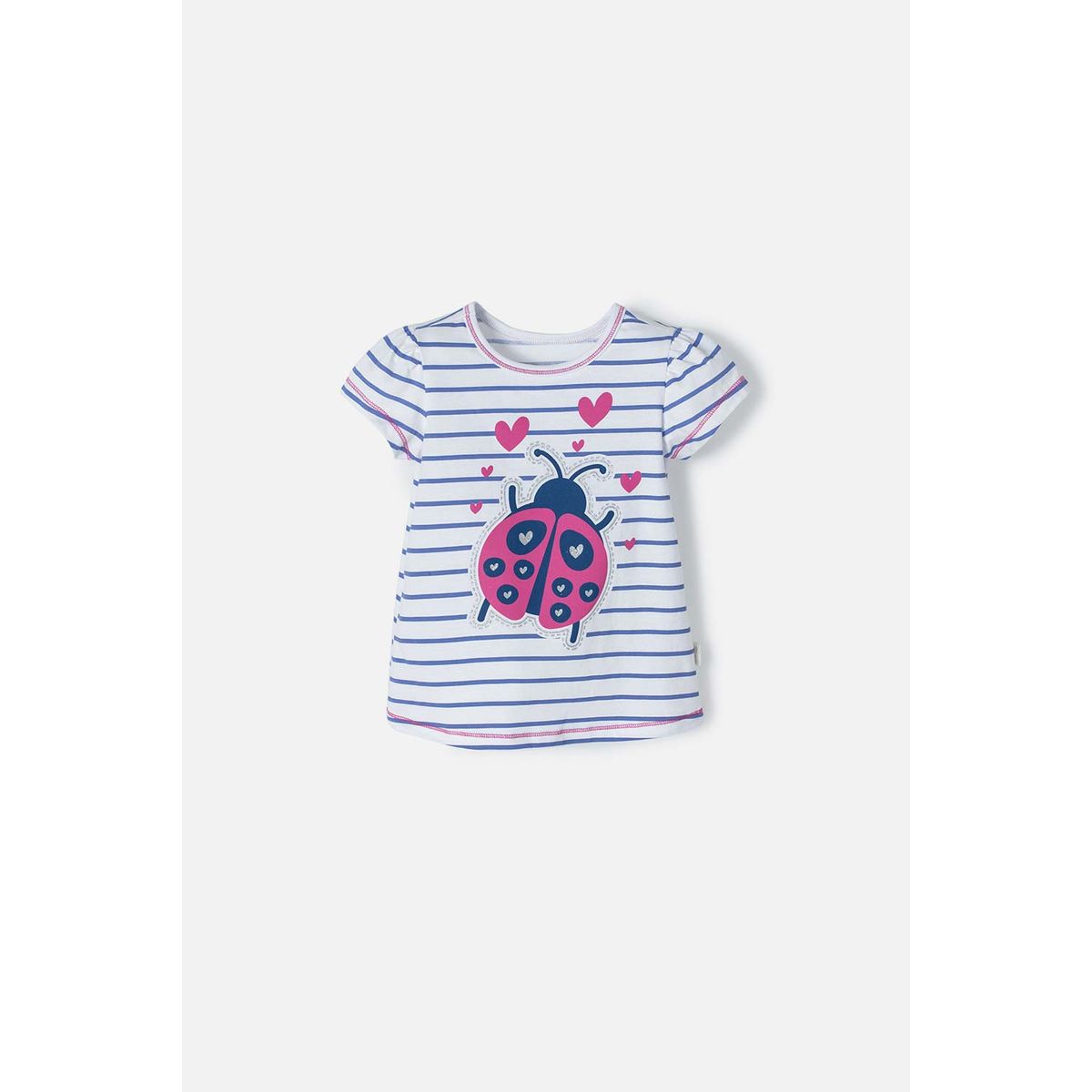 LITTLEMIC - Camiseta Littlemic con brillos para niña