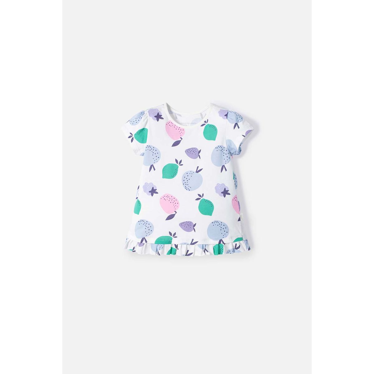 LITTLEMIC - Camiseta de Littlemic manga corta marfil para niña