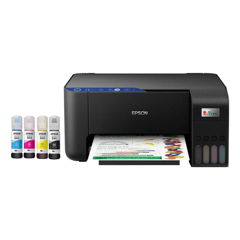EPSON - IMPRESORA MULTIFUNCIÓN A COLOR EPSON ECOTANK L3251 CON WIFI NEGRO