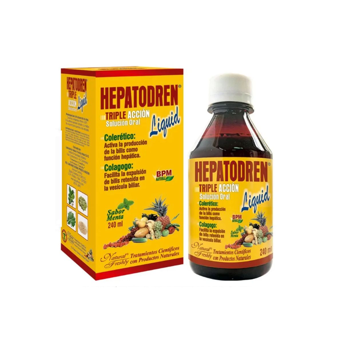 NATURAL FRESHLY - SUPLEMENTO CON CASCARA SAGRADA + BOLDO + RUIBARBO HEPATODREN