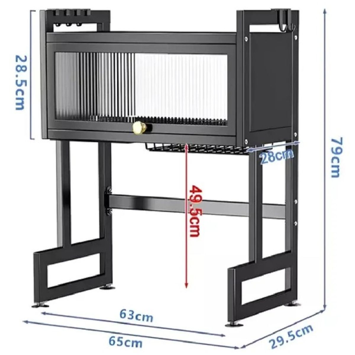 CHINA GLAZE - Escurridor de Loza con Tapa de 65 cm