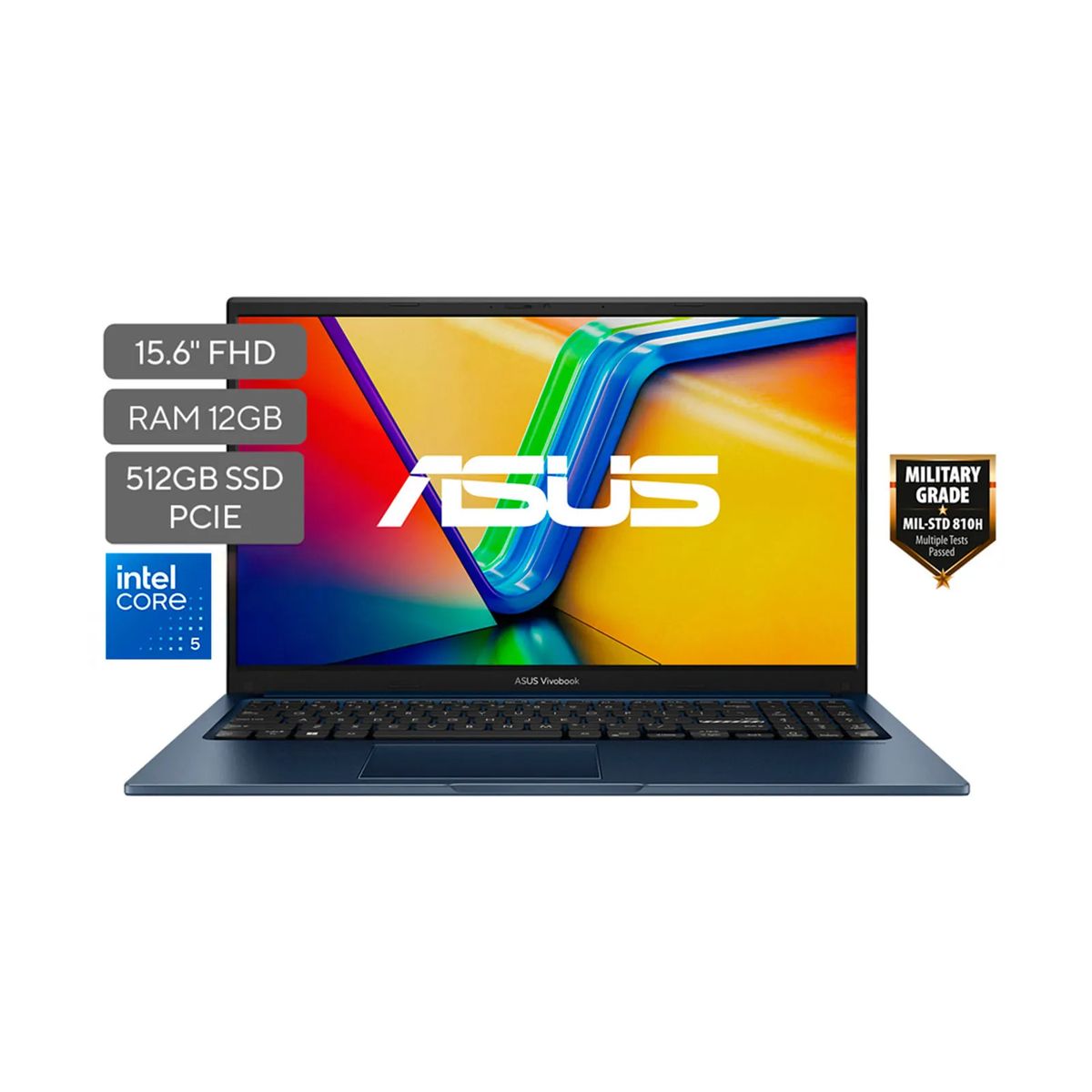 ASUS - ASUS VIVOBOOK X1504V - 12GB RAM + 512GB SSD - IDEAL PARA TRABAJO Y ESTUDIO