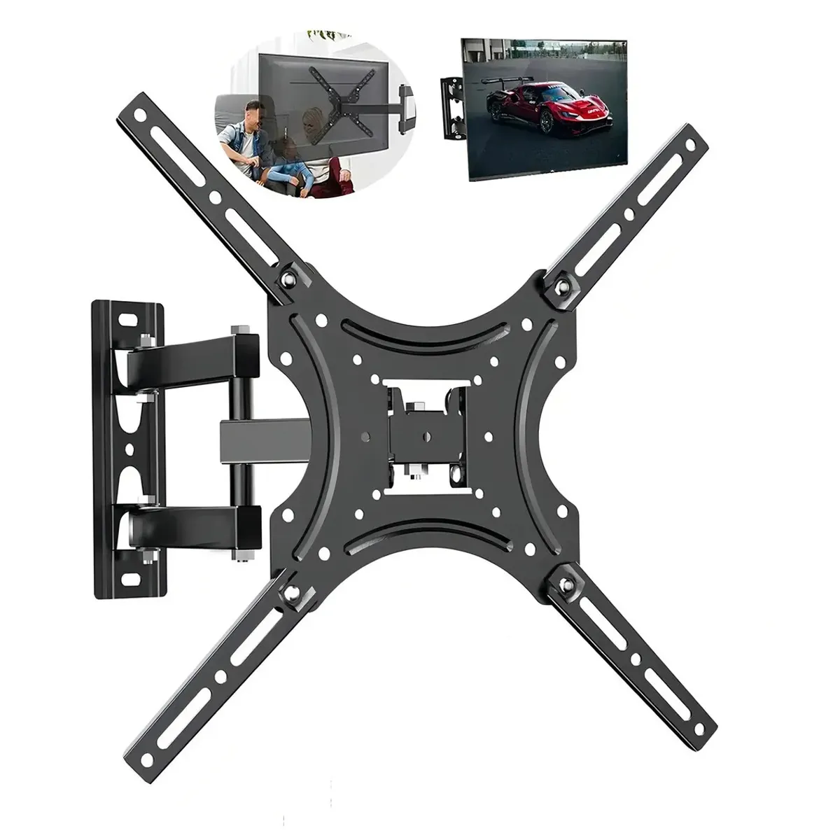 GENERAL - Soporte De Pared Giratoria Para TV 32 A 55 Pulgadas X-400