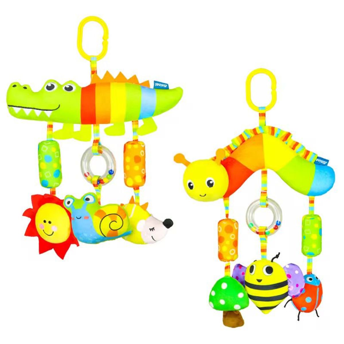 GENERICO - Sonajero De Estimulación Colgante Sensorial Gusanito