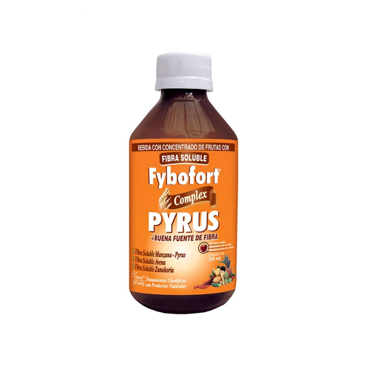 NATURAL FRESHLY - SUPLEMENTO CON PYSILLIUM CONCENTRADO DE FRUTAS Y VITAMINAS FYBOFORT