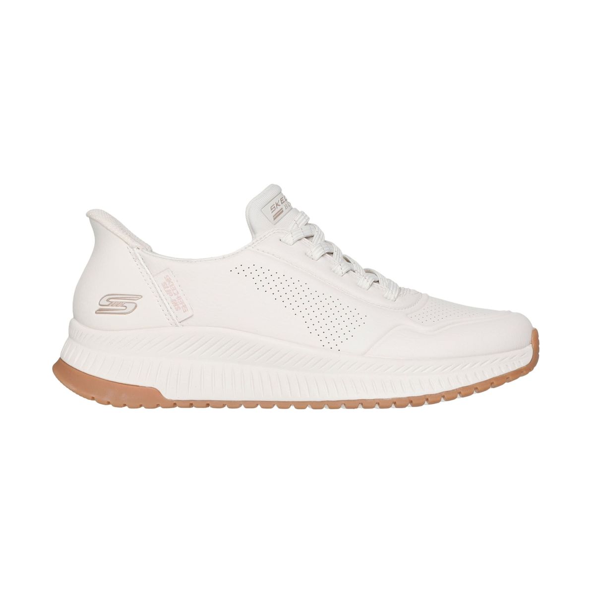 SKECHERS - Tenis Skechers Mujer Bobs Squad 5 Slip-Ins Color Blanco