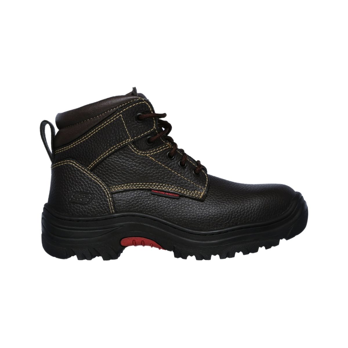 SKECHERS - Bota Skechers Work para Hombre Burgin Steel Toe Café