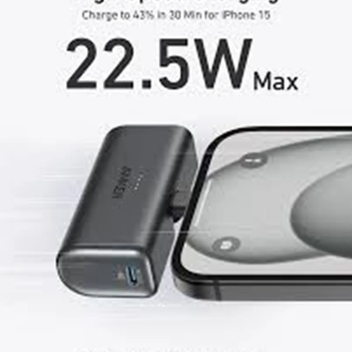 ANKER - Powerbank Anker Nano con conector USB-C cargador portátil de 22.5 W