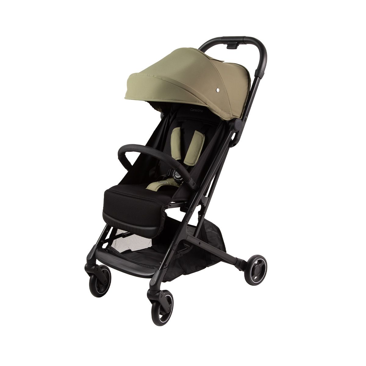 CARESTINO - Coche EASY con Accesorios Verde Oliva