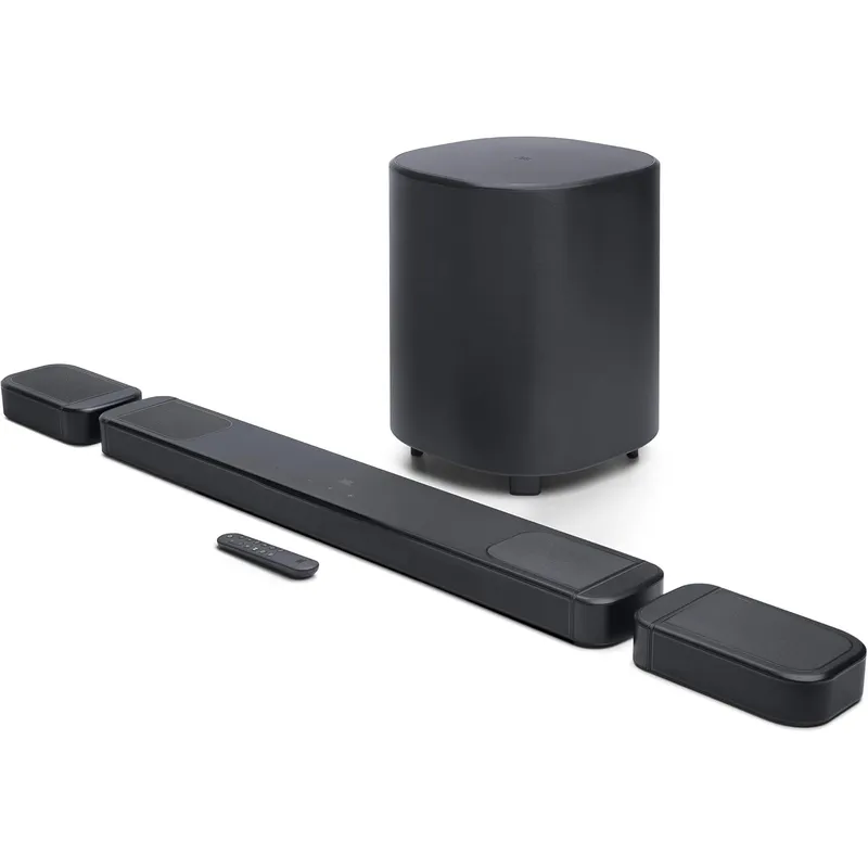 JBL - JBL Bar 1000 Sistema de barra de sonido de canal con altavoces envolventes desmontables