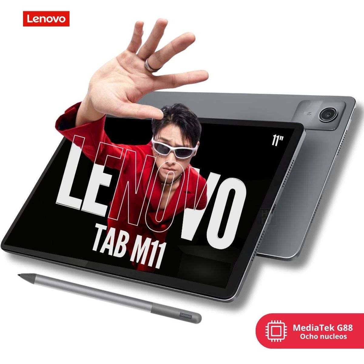 LENOVO - Tablet Lenovo Tab M11 128GB4GB Con lapiz - Gris