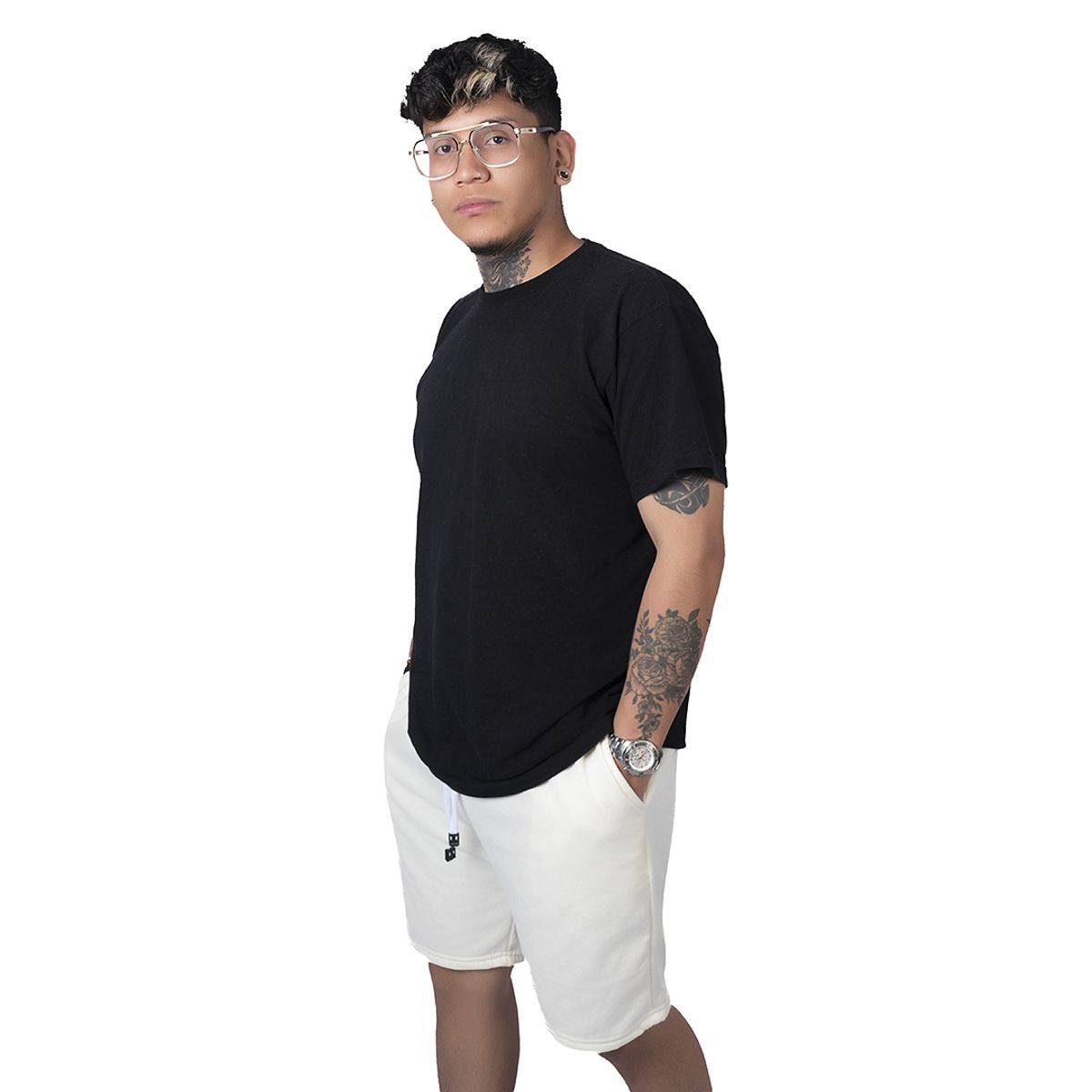 ADVANCE - Pantaloneta Bermuda deportiva Casual en Algodon para hombre