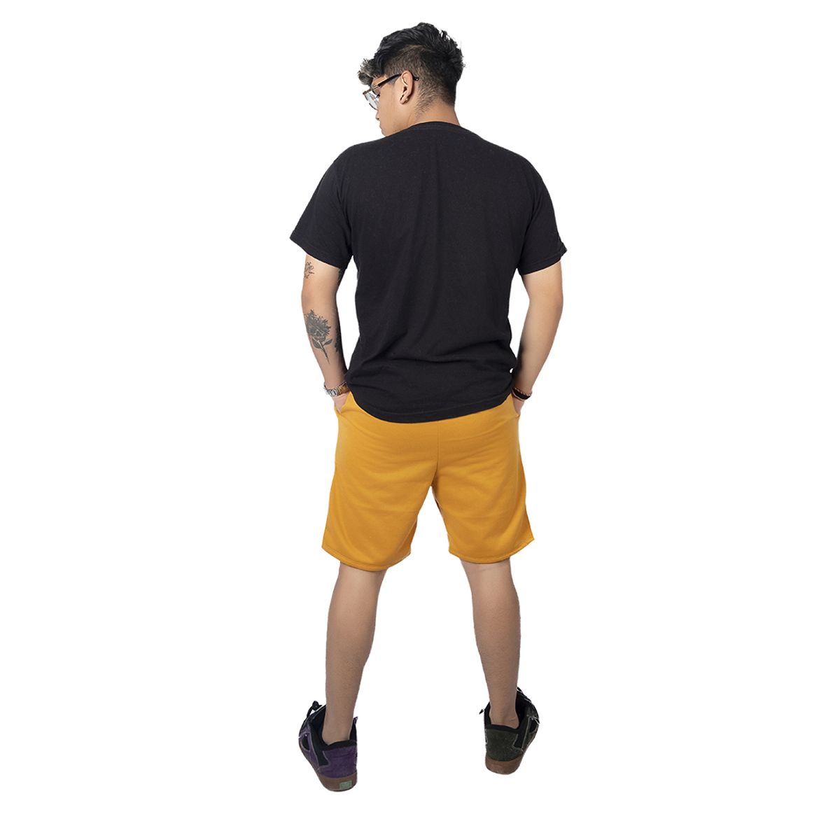 ADVANCE - Pantaloneta Bermuda deportiva Casual en Algodon para hombre