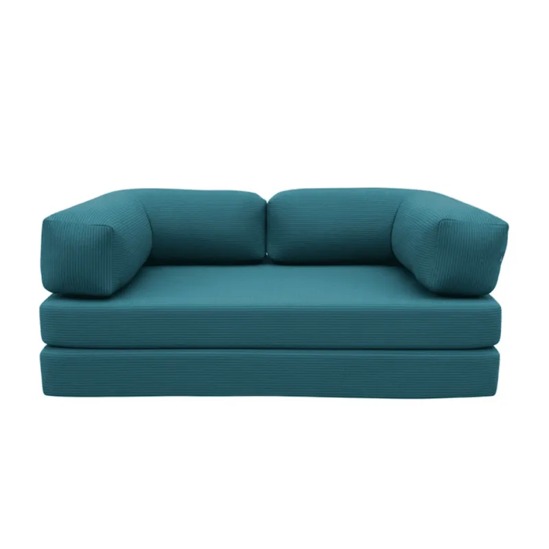 ESTILO RELAX - Sofá Cama Teddy Turquesa - Petfriendly