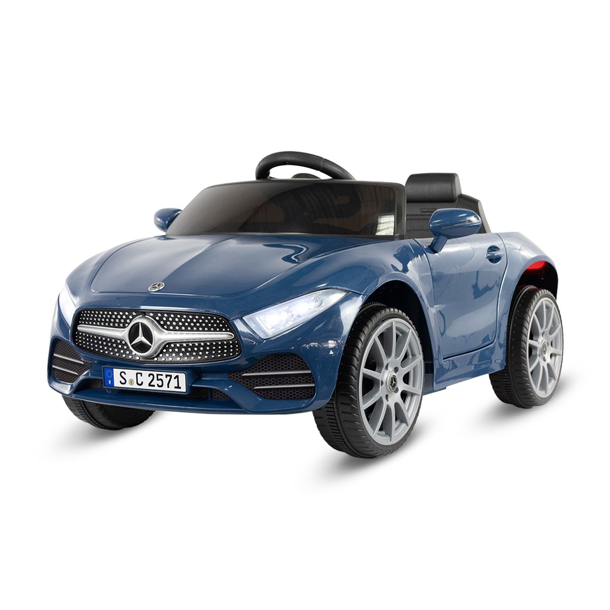 PRINSEL - Carro Moto Eléctrico Niño Montable Mercedes Benz Cls 350 Azul  12V