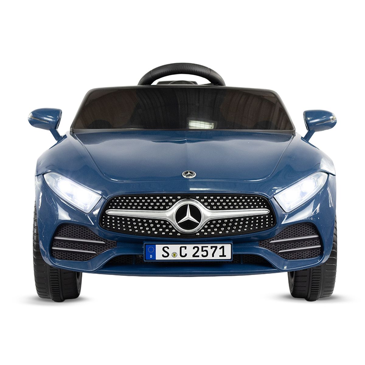 PRINSEL - Carro Moto Eléctrico Niño Montable Mercedes Benz Cls 350 Azul  12V