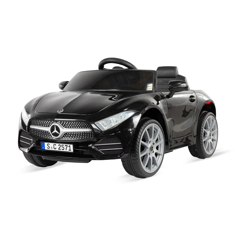 PRINSEL - Carro Moto Electrico Niño Montable Mercedes Benz Cls 350 Negro 12V