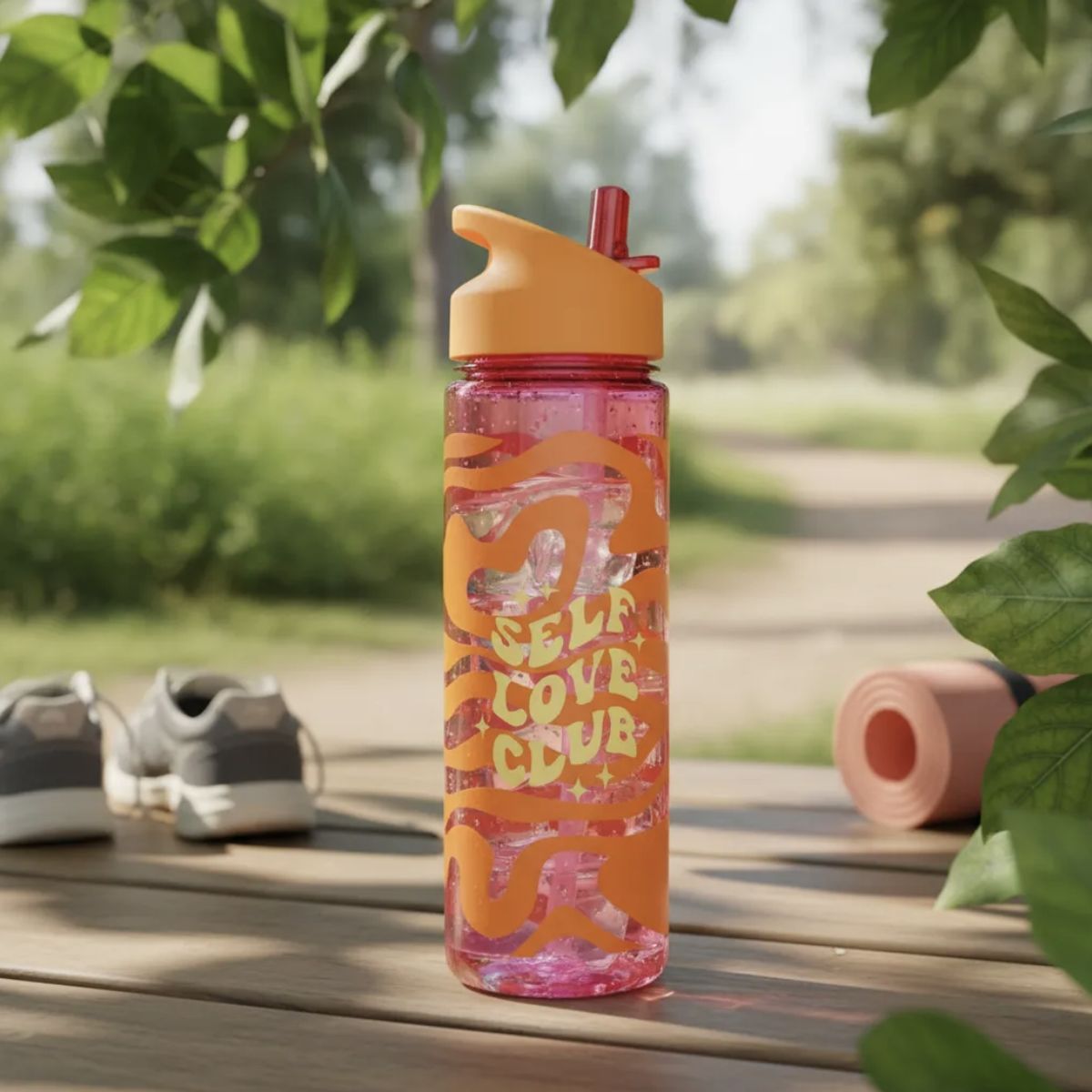 WANTU - Botella Termo Botelito De Agua Wantu Naranja 769ml Plástico