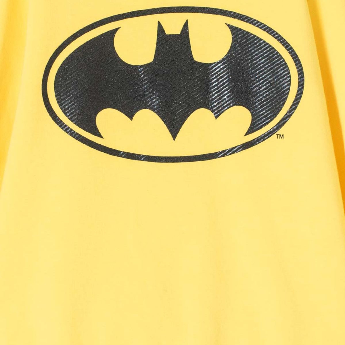 DC COMICS - Buzo de Batman cerrado amarillo para niño