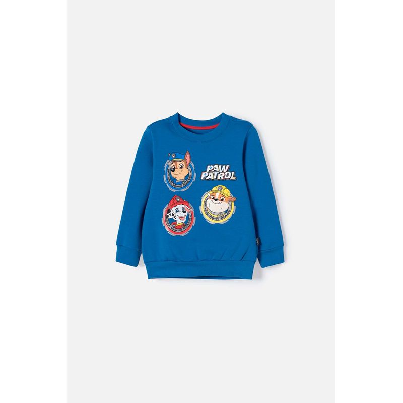NICKELODEON - Buzo de Paw Patrol cerrado azul para niño 2T a 6T