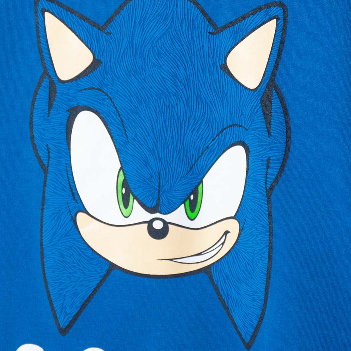 SONIC - Buzo de Sonic con capucha azul para niño