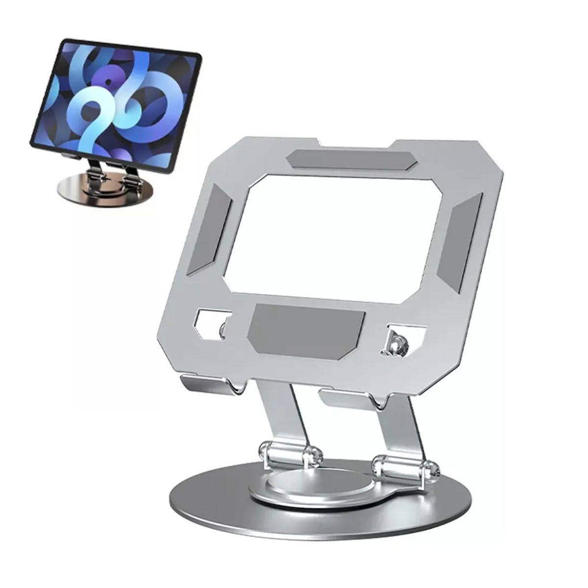 OEM - Soporte Metálico Para Tablet Celular Rotación 360 Corporativo