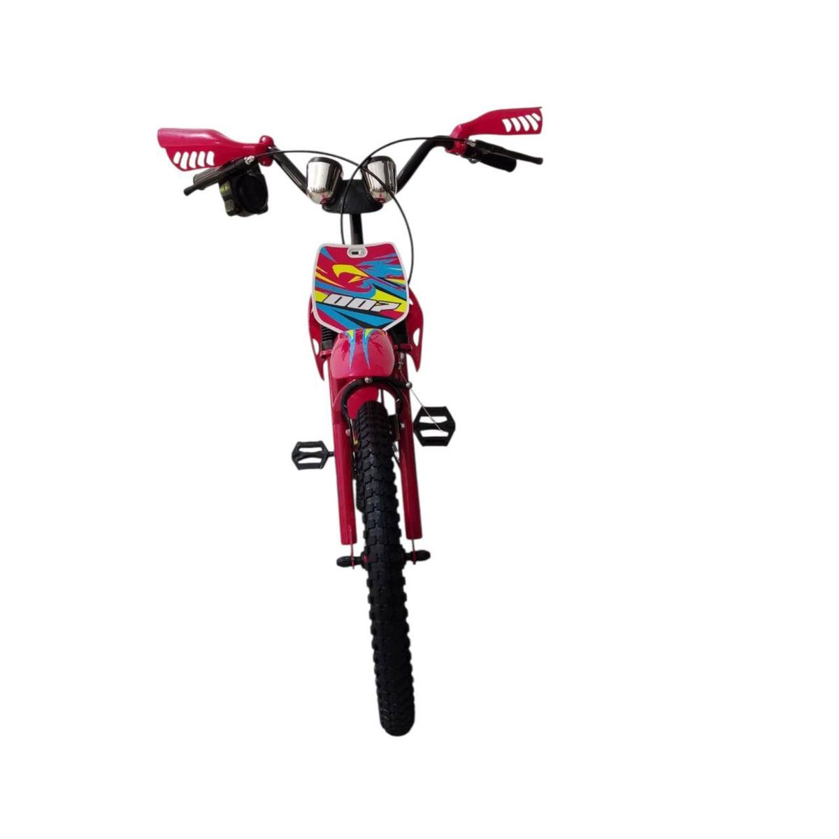 BRITOCHET - Bicimoto Bicicleta Niño Niña Sonidos Realista Rin 16 4 a 9 Años REF BC9226